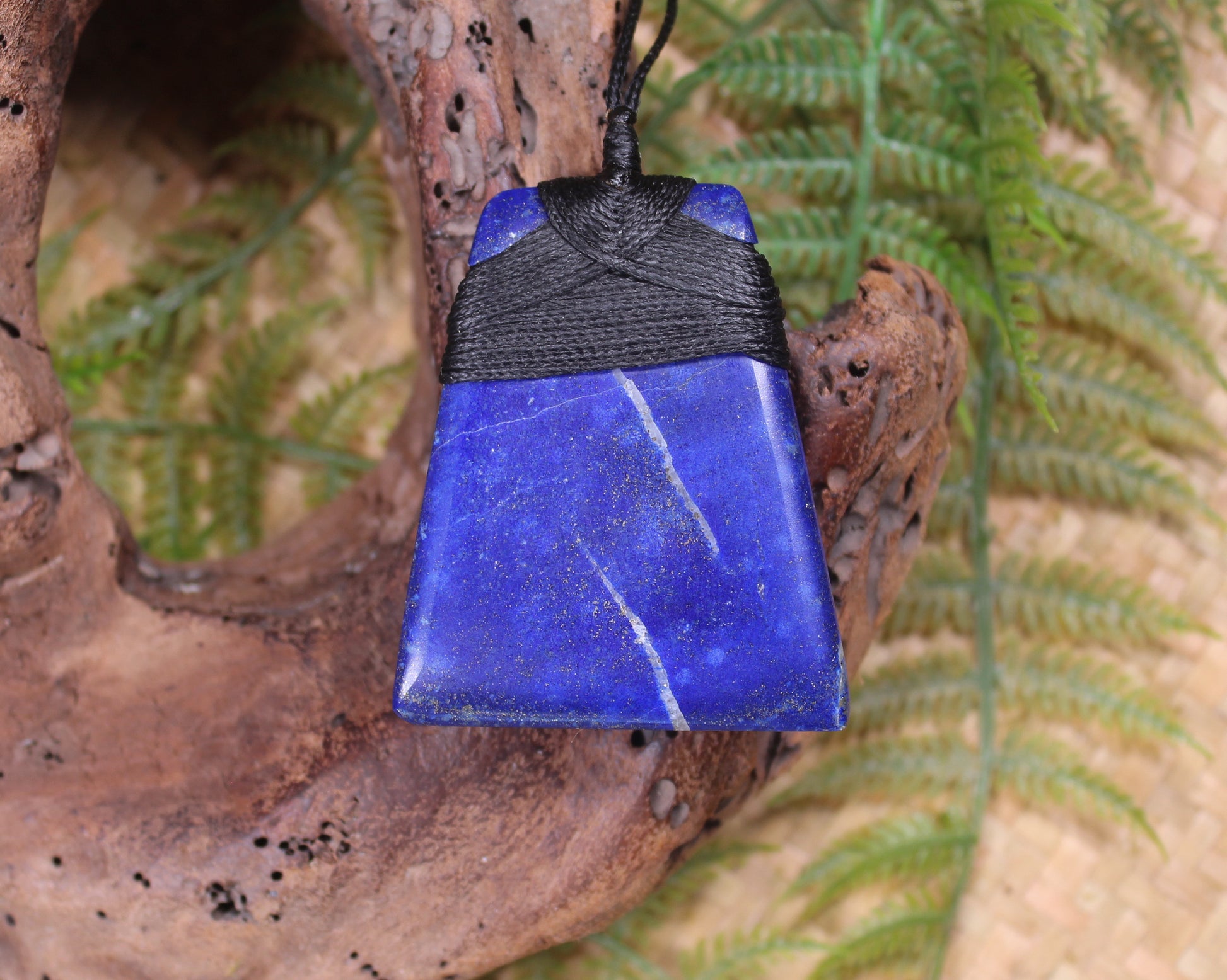 Toki or Adze carved from Lapis Lazuli