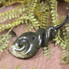 Rimu Pounamu Koru Twist Pendant - NZ Greenstone