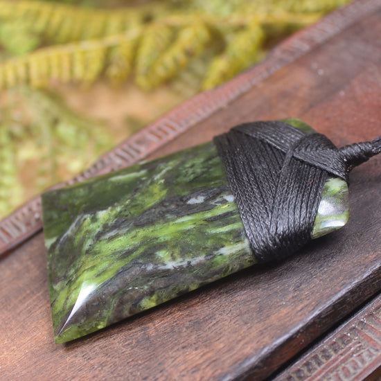 Toki or Adze carved from Douglas Creek - NZ Greenstone