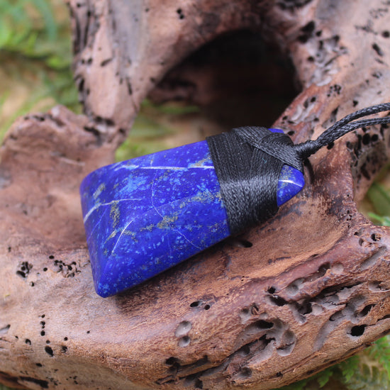 Toki or Adze carved from Lapis Lazuli