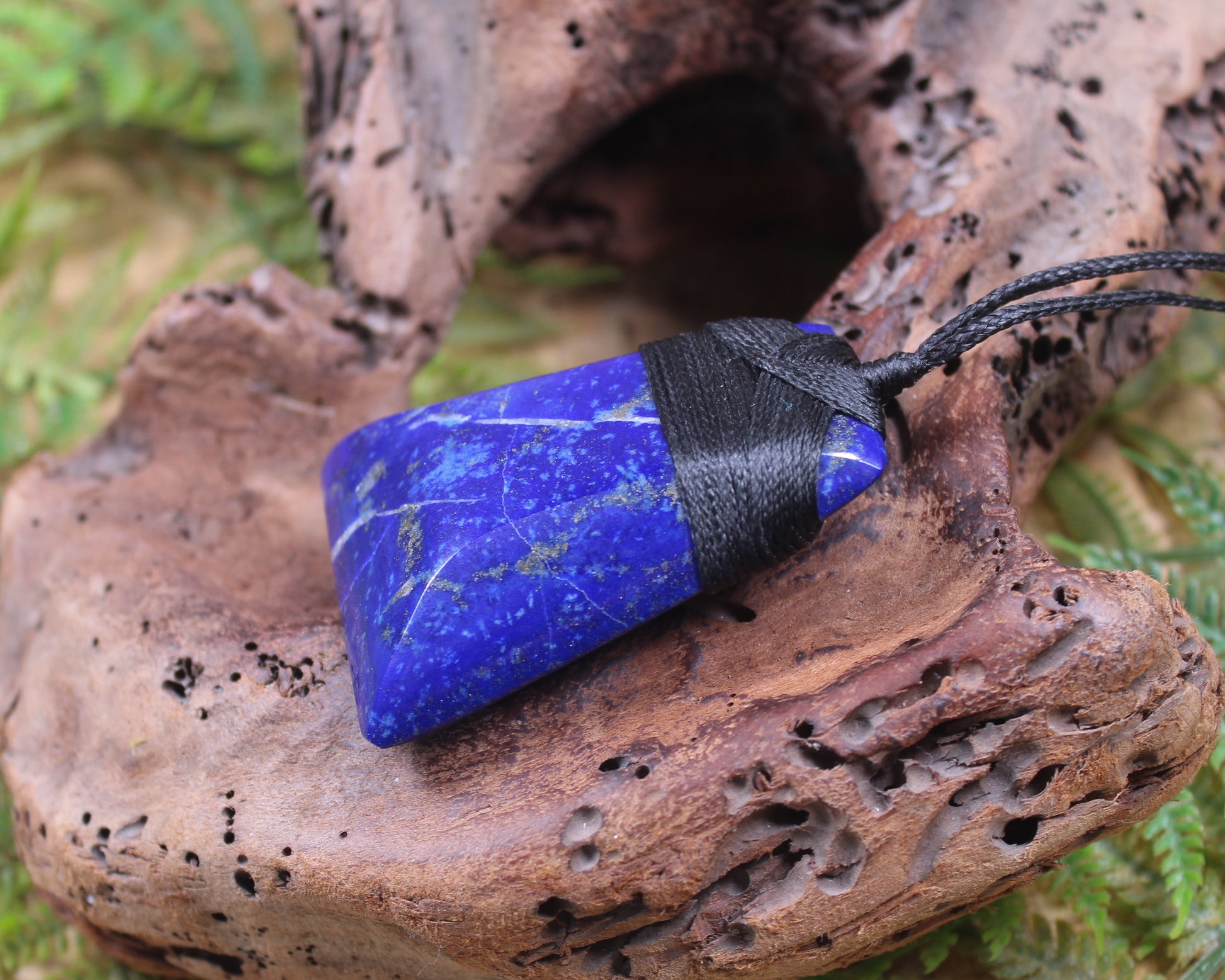 Toki or Adze carved from Lapis Lazuli