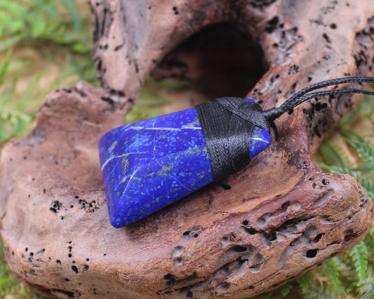 Toki or Adze carved from Lapis Lazuli
