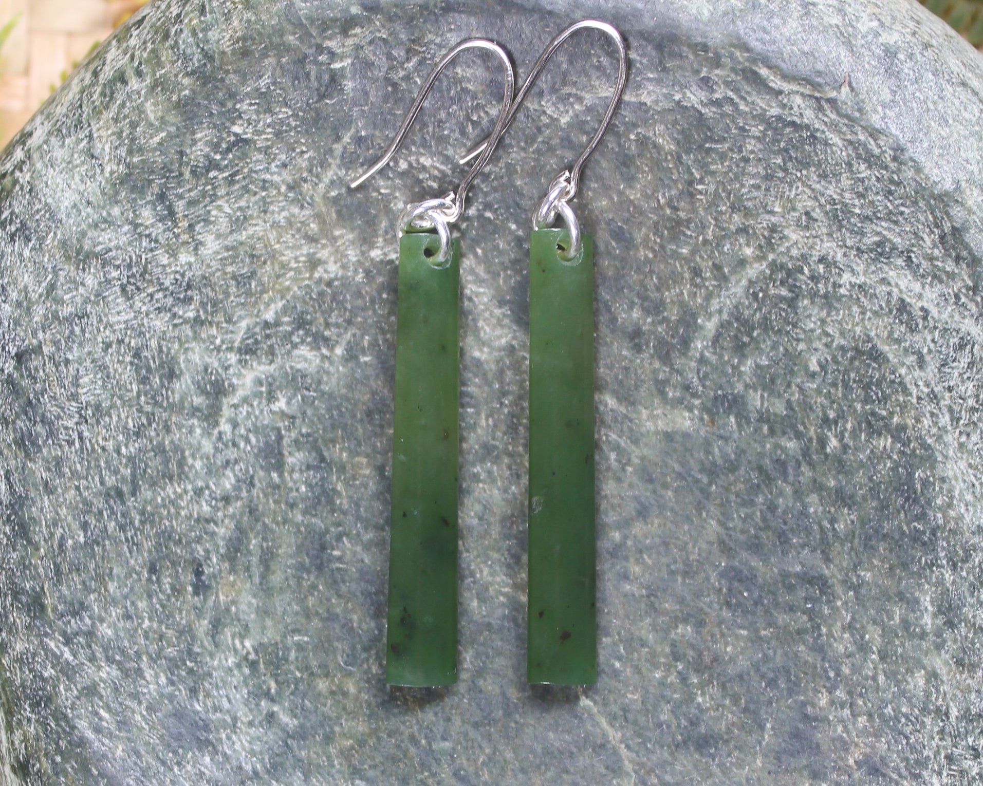 Hapopo Pounamu Earrings