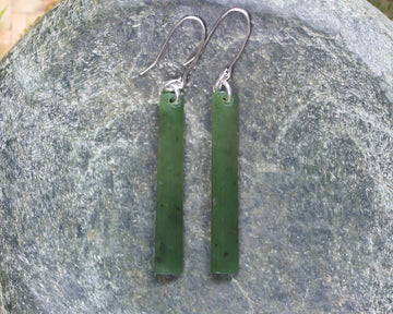 Hapopo Pounamu Earrings