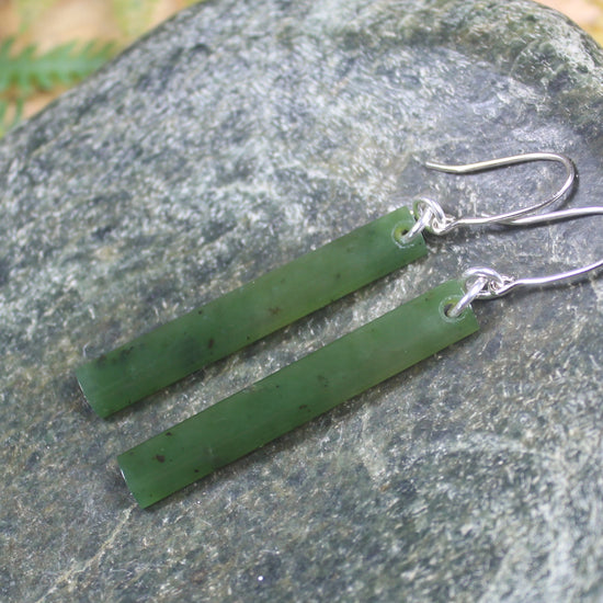 Hapopo Pounamu Earrings