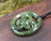 Koru carved from Hapopo Pounamu - NZ Greenstone