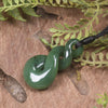 Twist or Pikorua carved from Hapopo Pounamu - NZ Greenstone