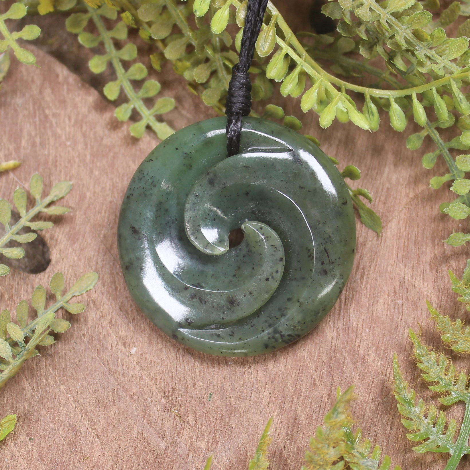 Hapopo Pounamu Koru - NZ Greenstone