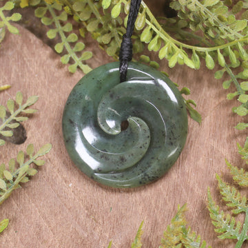 Hapopo Pounamu Koru - NZ Greenstone