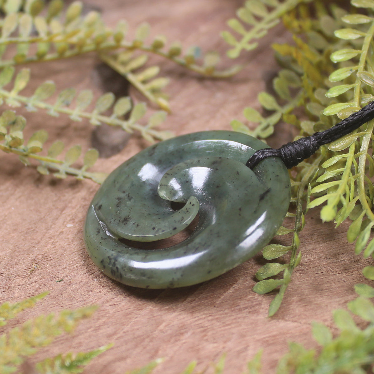 Hapopo Pounamu Koru - NZ Greenstone