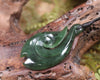 Hei Matau or Fish Hook carved from Kawakawa Pounamu - NZ Greenstone