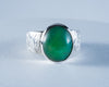 Chrysoprase Sterling Silver Ring