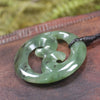 Koru carved from Hapopo Pounamu - NZ Greenstone