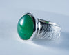 Chrysoprase Sterling Silver Ring