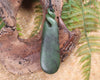 Hapopo Pounamu Roimata Pendant - NZ Greenstone