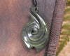 Hei Matau carved from NZ Serpentine
