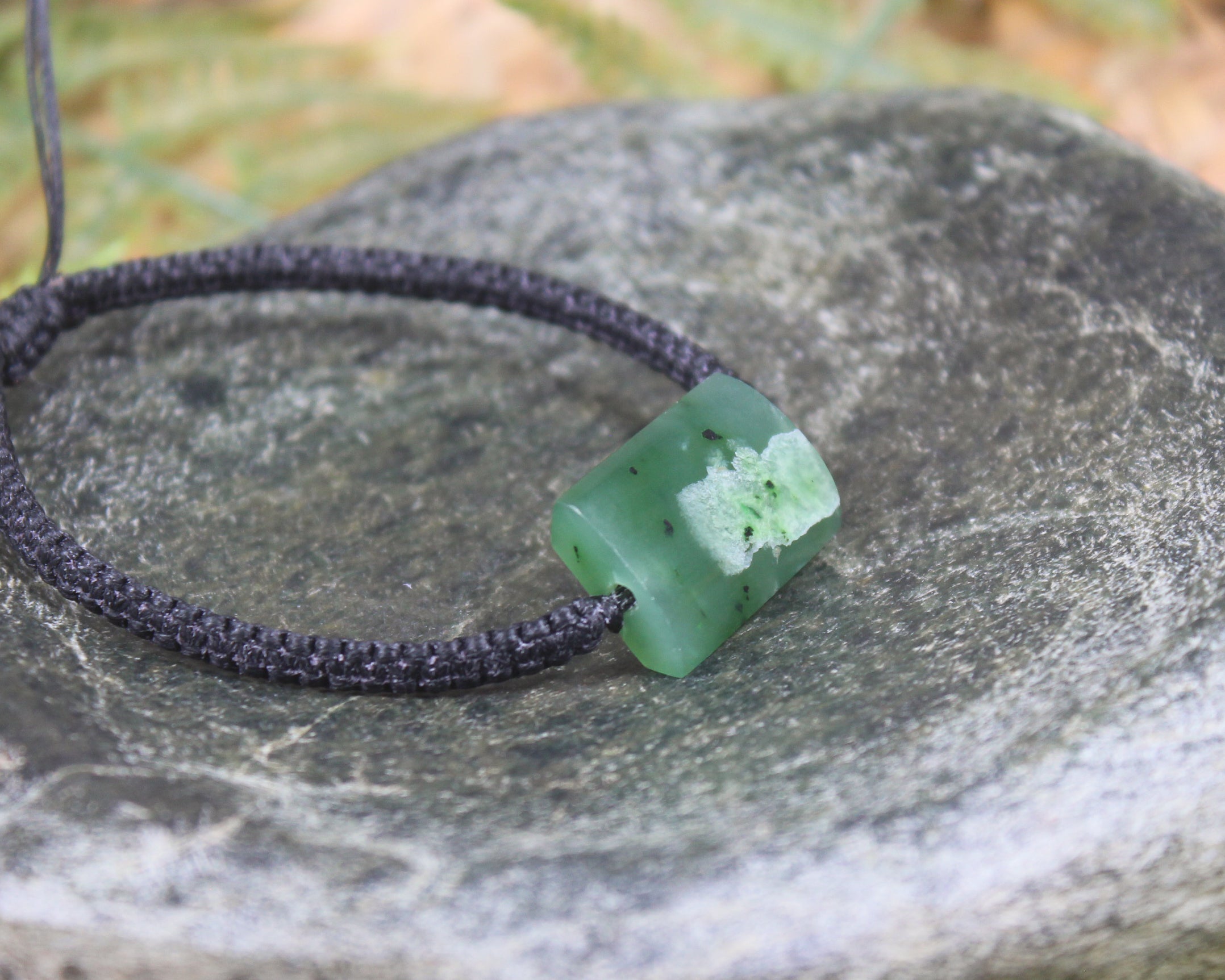 Adjustable Hapopo Pounamu Bracelet - New Zealand Greenstone