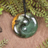 Koru carved from Raukaraka Pounamu - NZ Greenstone