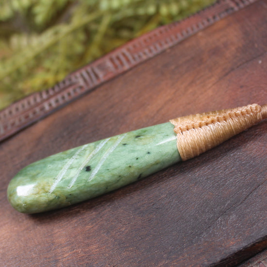 Roimata with Koru Pounamu Pendant - NZ Greenstone