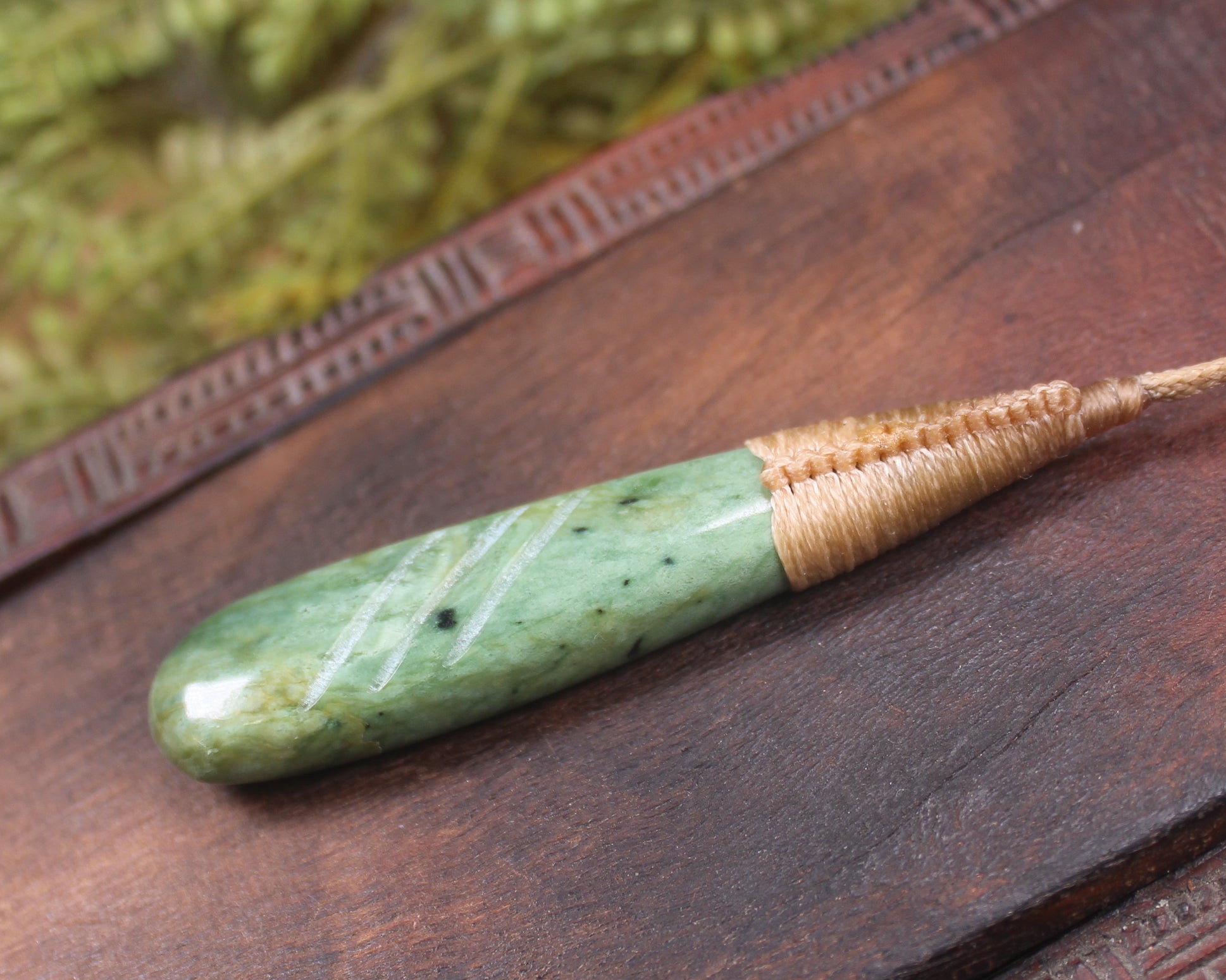 Roimata with Koru Pounamu Pendant - NZ Greenstone