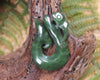 Manaia carved from Hapopo Pounamu - NZ Greenstone
