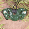 Hapopo Pounamu Pekapeka Pendant -  NZ Greenstone