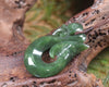Manaia carved from Hapopo Pounamu - NZ Greenstone