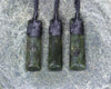 Toki or Adze Pendant carved from Rimu Pounamu - NZ Greenstone