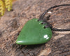 Hapopo Pounamu Tooth pendant