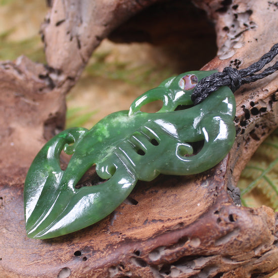 Manaia carved from Inanga Pounamu - NZ Greenstone