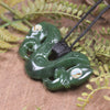 Hapopo Pounamu Pekapeka Pendant -  NZ Greenstone
