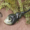 Rimu Pounamu Koru Twist Pendant - NZ Greenstone