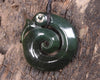 Koropepe carved from Kawakawa Pounamu - NZ Greenstone