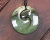 Koru carved from Hapopo Pounamu - NZ Greenstone