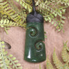 Kawakawa Pounamu Toki with Koru
