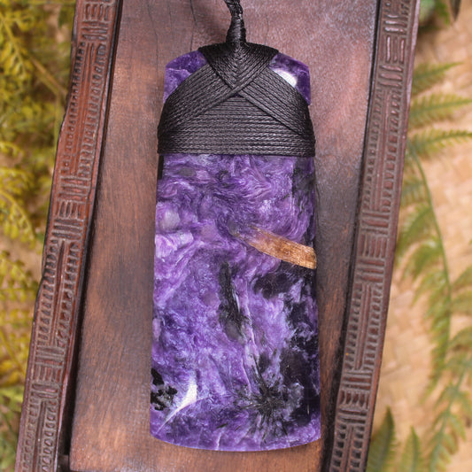 Charoite Toki Pendant 
