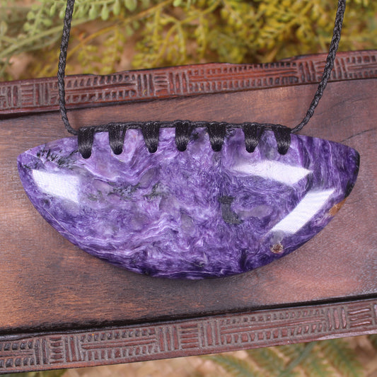 Charoite Breastplate Pendant
