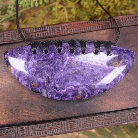 Charoite Breastplate Pendant