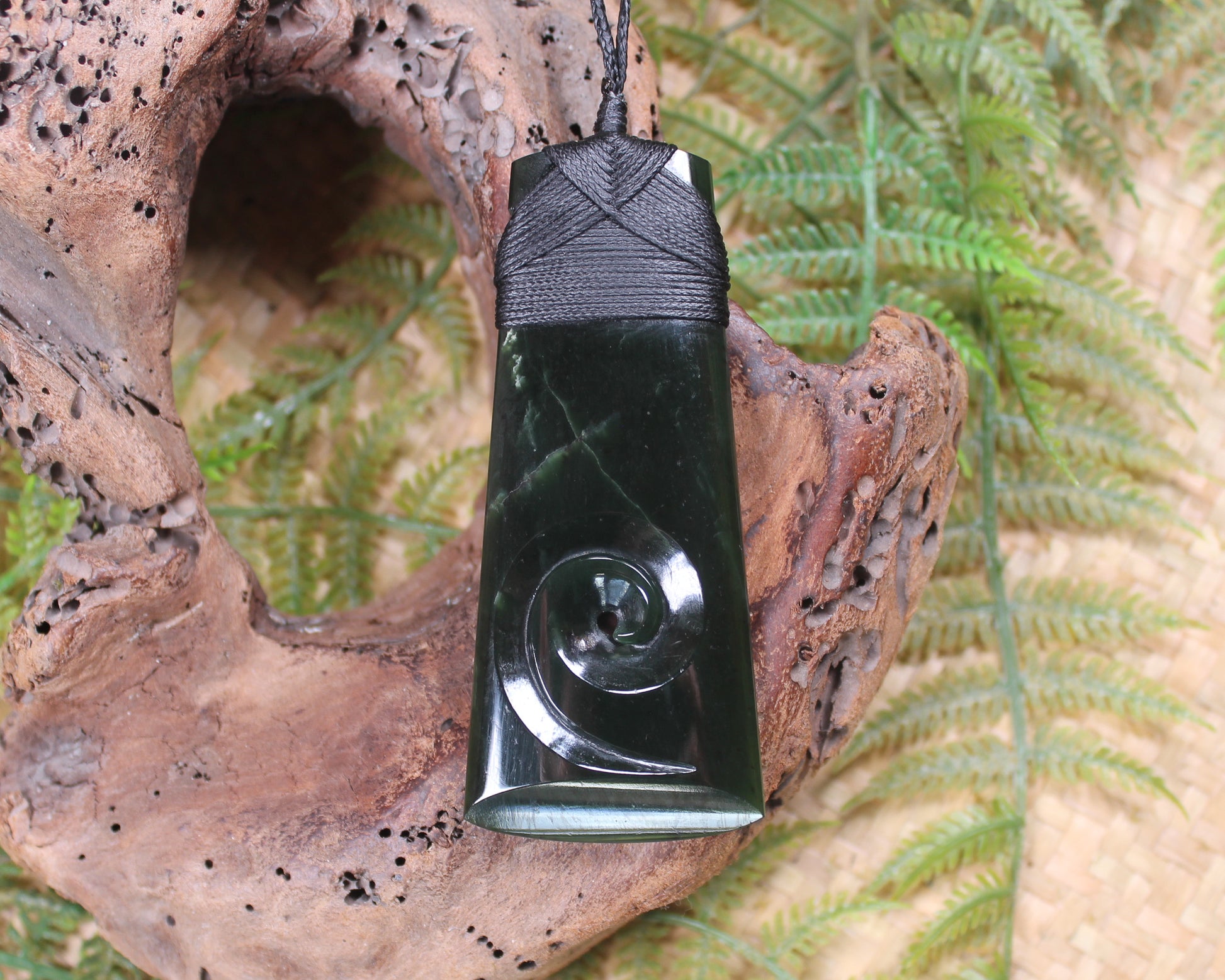 Toki with Koru pendant