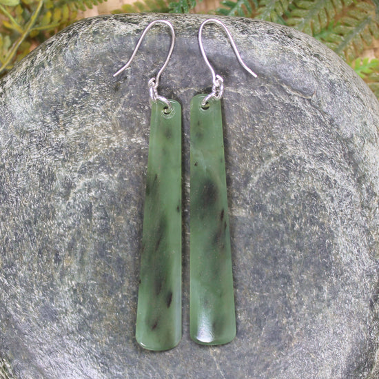 Hapopo Pounamu Earrings