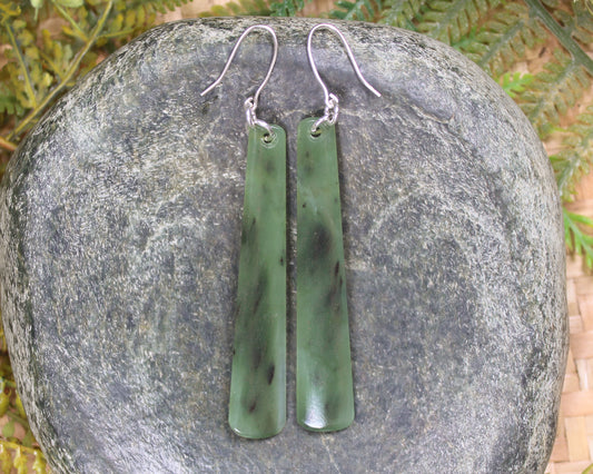 Hapopo Pounamu Earrings