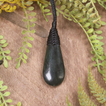 Rimu Pounamu Roimata Pendant - NZ Greenstone