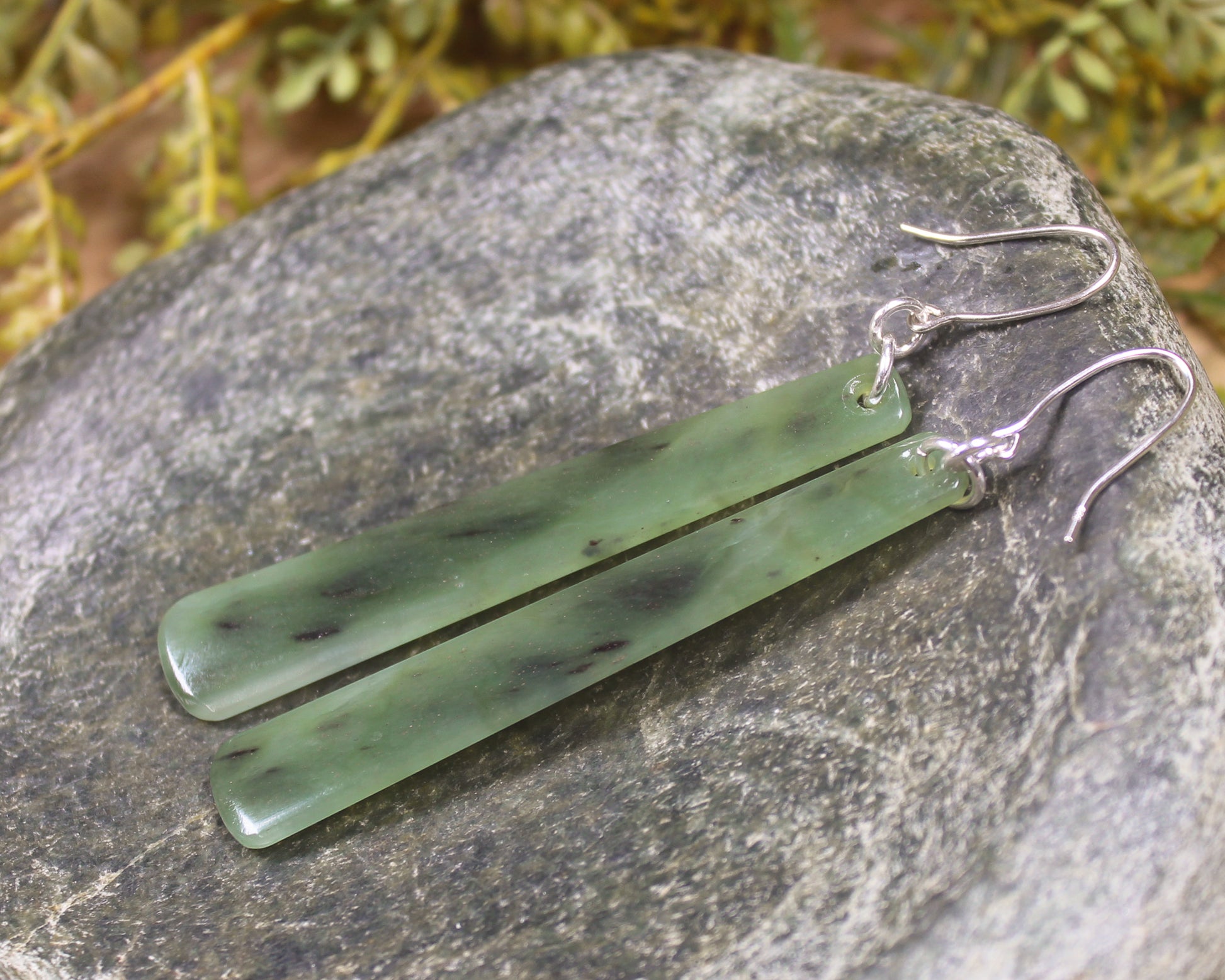 Hapopo Pounamu Earrings