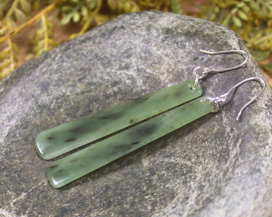 Hapopo Pounamu Earrings