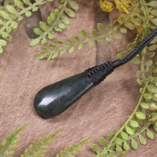Rimu Pounamu Roimata Pendant - NZ Greenstone