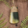 Flower Jade Pounamu Toki Pendant - NZ Greenstone