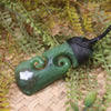 Hapopo Pounamu Toki with Koru - NZ Greenstone