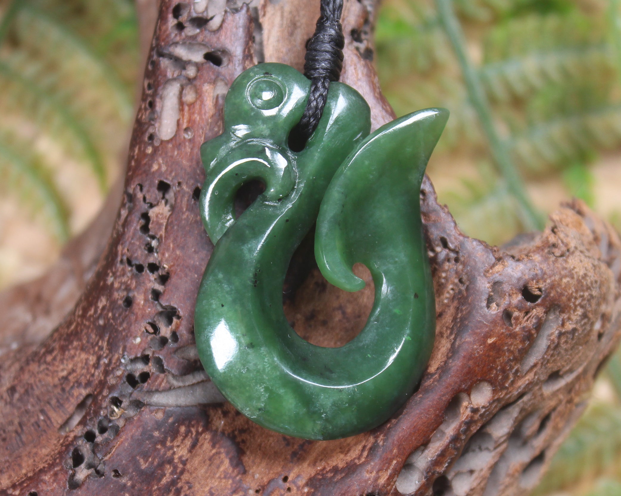 Manaia carved from Hapopo Pounamu - NZ Greenstone