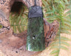 Toki or Adze with Koru Pendant carved from Rimu Pounamu - NZ Greenstone