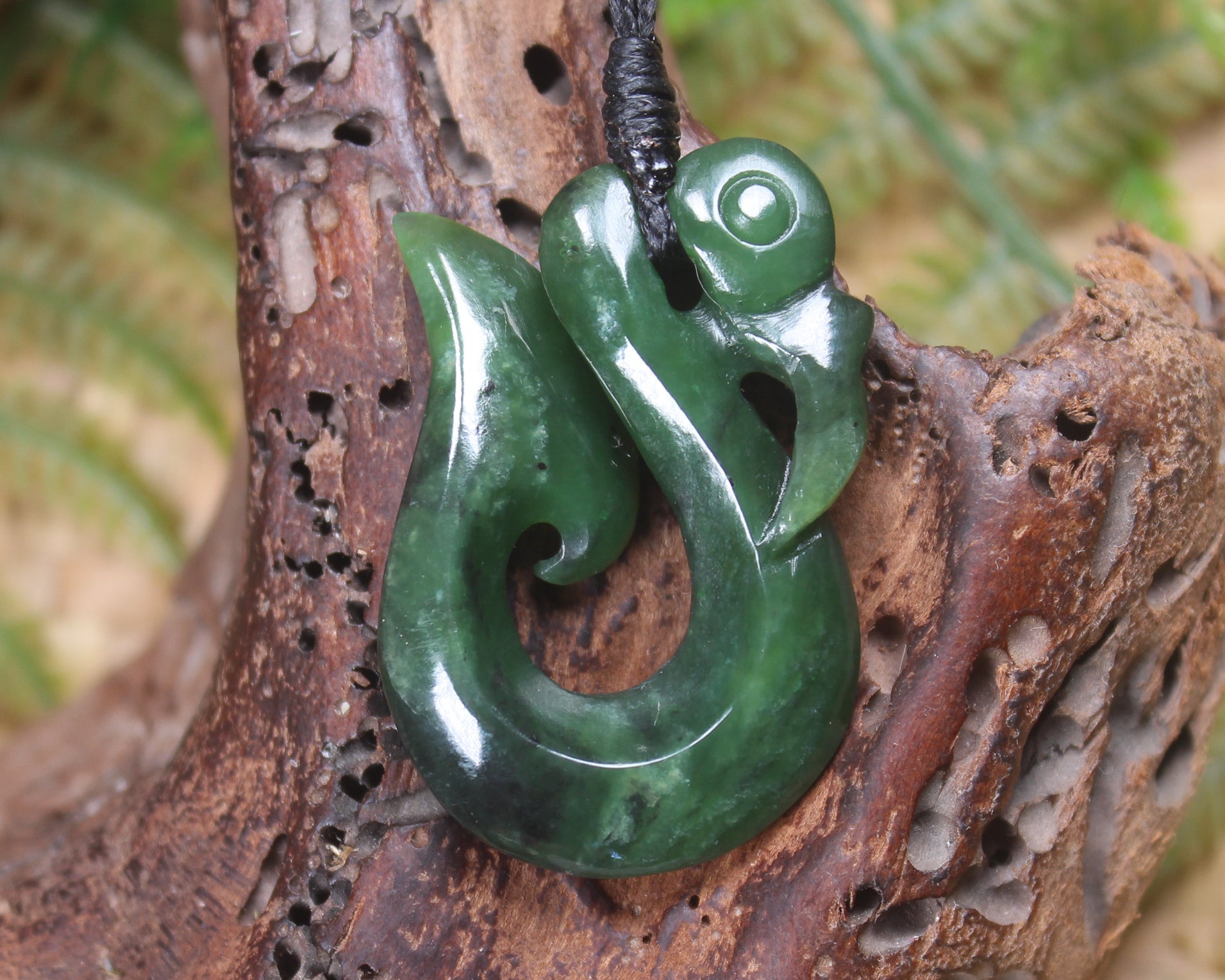 Manaia carved from Hapopo Pounamu - NZ Greenstone